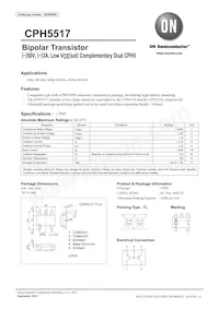 CPH5517-TL-E Datasheet Copertura