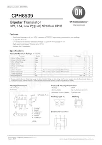CPH6539-TL-H Datasheet Cover