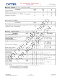 DMG3420U-7 Datasheet Page 2