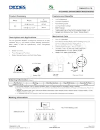 DMN62D1LFB-7B Datasheet Cover