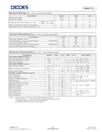 DMN67D7L-7 Datasheet Pagina 2