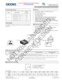 DMP1022UFDE-7 Datasheet Cover