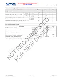 DMP1022UFDE-7 Datasheet Page 2