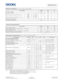 DMP2078LCA3-7 Datasheet Pagina 2