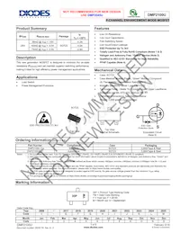 DMP2100U-7 Datasheet Cover