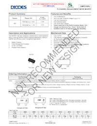 DMP2160U-7 Datasheet Cover