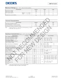DMP3015LSS-13 Datasheet Pagina 2