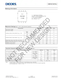 DMP4015SPSQ-13 Datasheet Page 2
