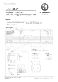 ECH8501-TL-H數據表 封面