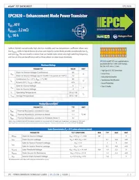 EPC2020數據表 封面
