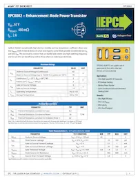 EPC8002 Datenblatt Cover