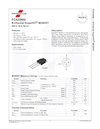 FCA35N60 Datasheet Page 2