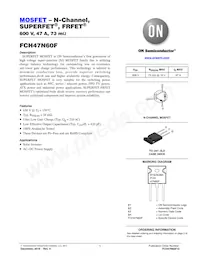 FCH47N60F-F133 Datasheet Cover