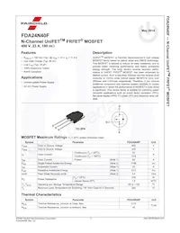 FDA24N40F Datasheet Pagina 2