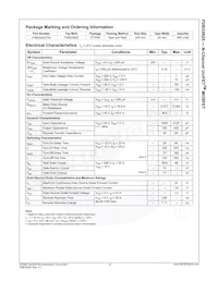 FDB33N25TM Datasheet Page 3