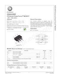 FDC610PZ Datasheet Cover