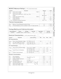 FDD8447L-F085 Datasheet Page 2