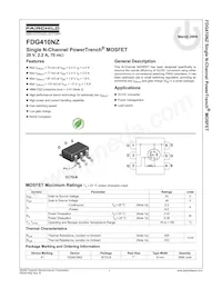FDG410NZ Datasheet Page 2