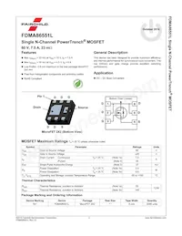 FDMA86551L Datasheet Page 2