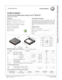 FDMC010N08C Datasheet Cover