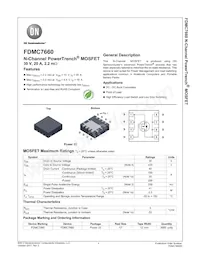 FDMC7660 Datasheet Cover