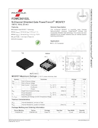 FDMC86102L Datasheet Page 2