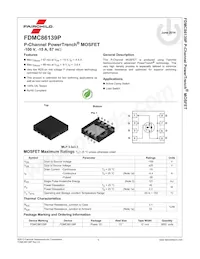FDMC86139P Datasheet Page 2