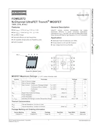 FDMS2572 Datasheet Page 2
