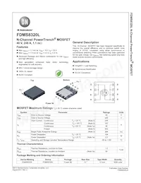 FDMS8320L Datasheet Cover