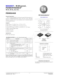 FDMS8460 Datasheet Cover