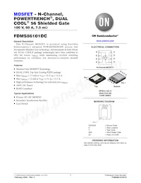 FDMS86101DC Datasheet Cover