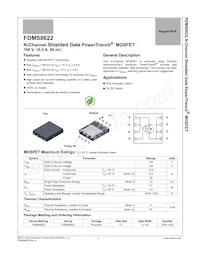 FDMS8622 Datasheet Cover