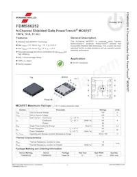 FDMS86252 Datasheet Page 2