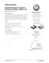 FDMS86300DC Datasheet Cover