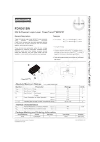 FDN361BN數據表 頁面 2