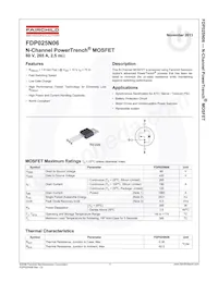 FDP025N06 Datasheet Page 2