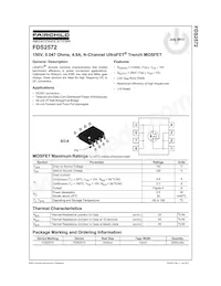 FDS2572 Datasheet Page 2