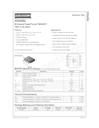 FDS2582 Datasheet Page 2