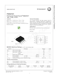 FDS4141 Datasheet Page 2