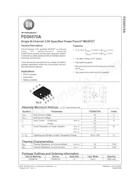 FDS6570A Datasheet Cover