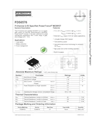 FDS6576 Datasheet Page 2