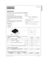 FDS6630A Datasheet Page 2