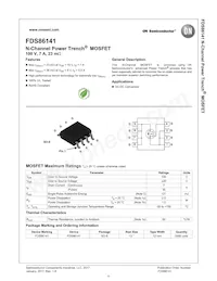 FDS86141 Datasheet Page 2