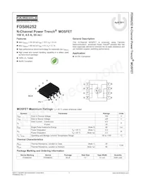 FDS86252 Datasheet Page 2