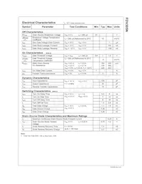 FDV305N Datasheet Page 3