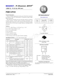 FQB12P20TM Datasheet Copertura