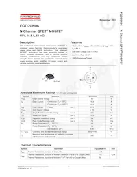 FQD20N06TM Datasheet Page 2