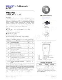 FQD3P50TM-AM002BLT Datenblatt Cover