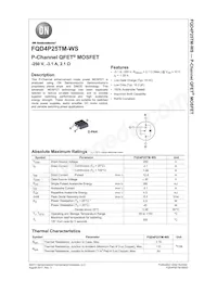 FQD4P25TM-WS Datasheet Cover