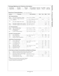 FQD4P40TM Datasheet Page 2